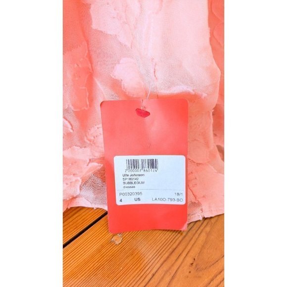 Ulla Johnson Margaux Fil Coupé Silk Chiffon Maxi Dress size 4/AU 8 BNWT - Picture 15 of 16